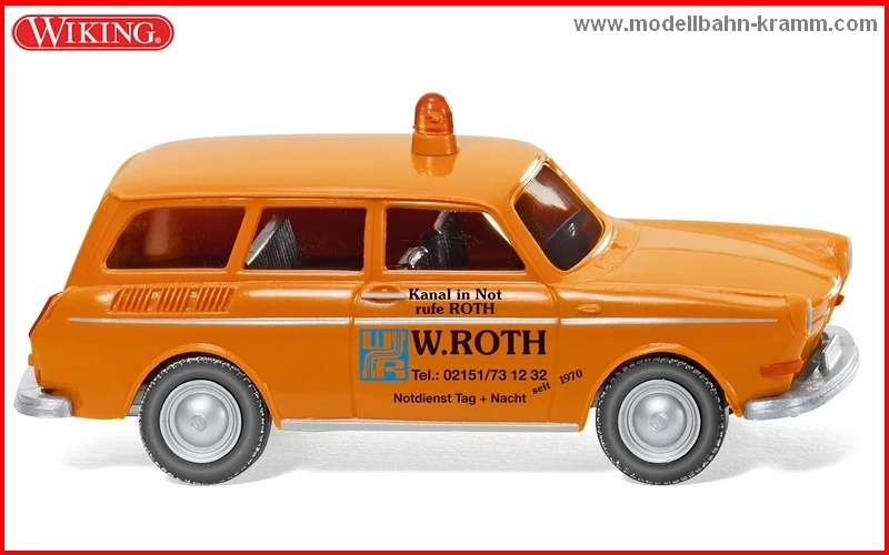 Wiking VW 1600Variant Roth Notdienst 3 Wiking VW 1600Variant Roth Notdienst