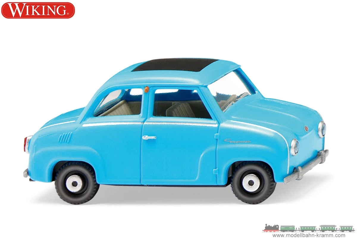 Wiking Glas Goggomobil - Eisblau 3 Wiking Glas Goggomobil - Eisblau