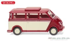 Wiking DKW Schnelllaster Bus Rot/bg -Wiking 033405 C