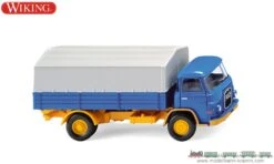 Wiking MAN 415 Pr-LKW Blau/gelb