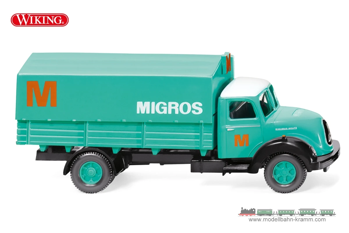 Wiking Magirus Sirius Pr-LKW Migros 3 Wiking Magirus Sirius Pr-LKW Migros