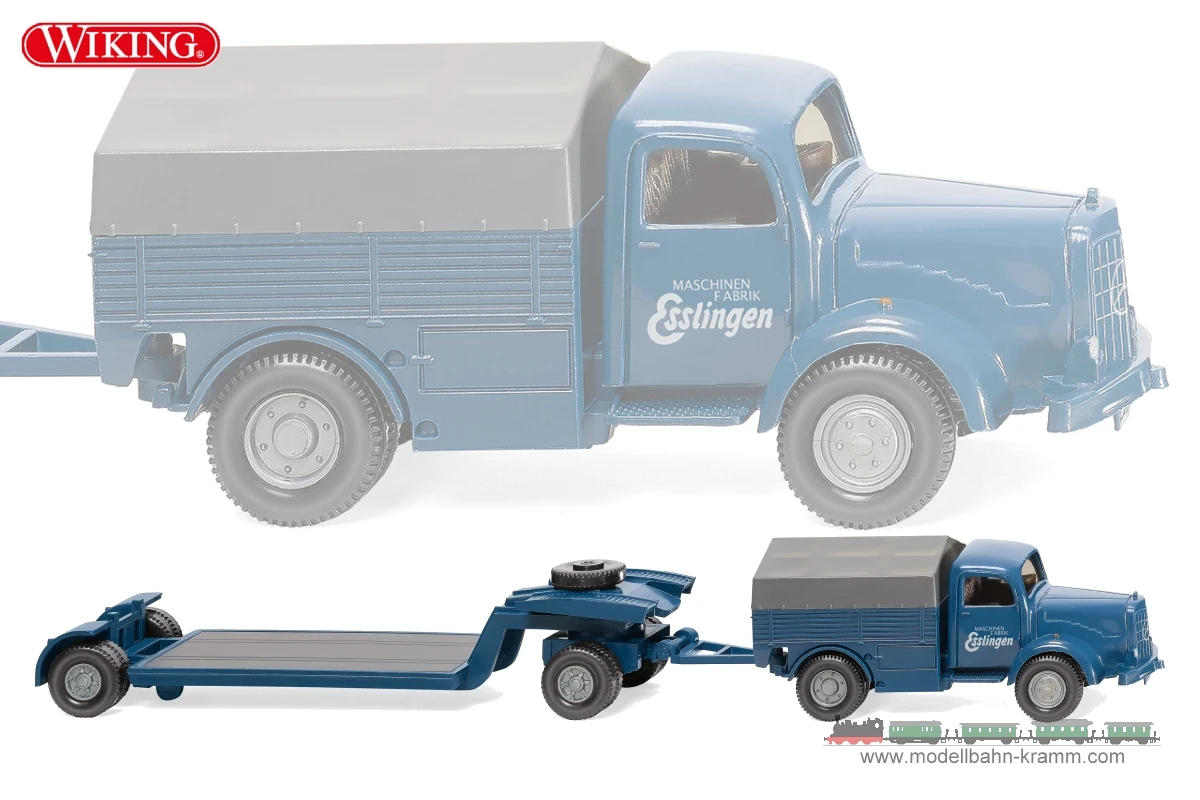 Wiking Tiefladehängerzug (MB L 5000) 3 Wiking Tiefladehängerzug (MB L 5000)