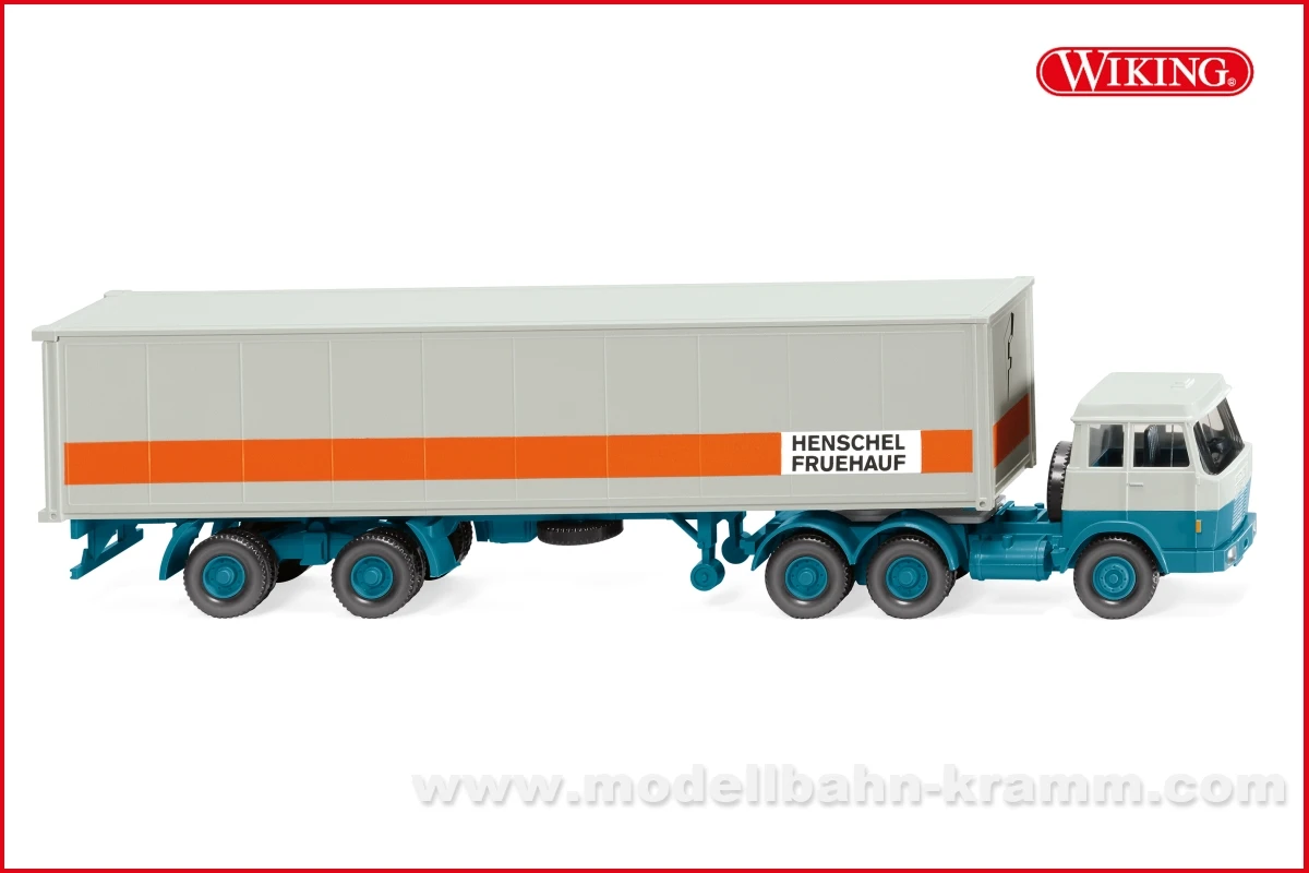 Wiking Henschel ContainerSZG Frühauf 3 Wiking Henschel ContainerSZG Frühauf