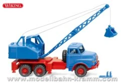 Wiking MAN/Fuchs Kranwagen Blau