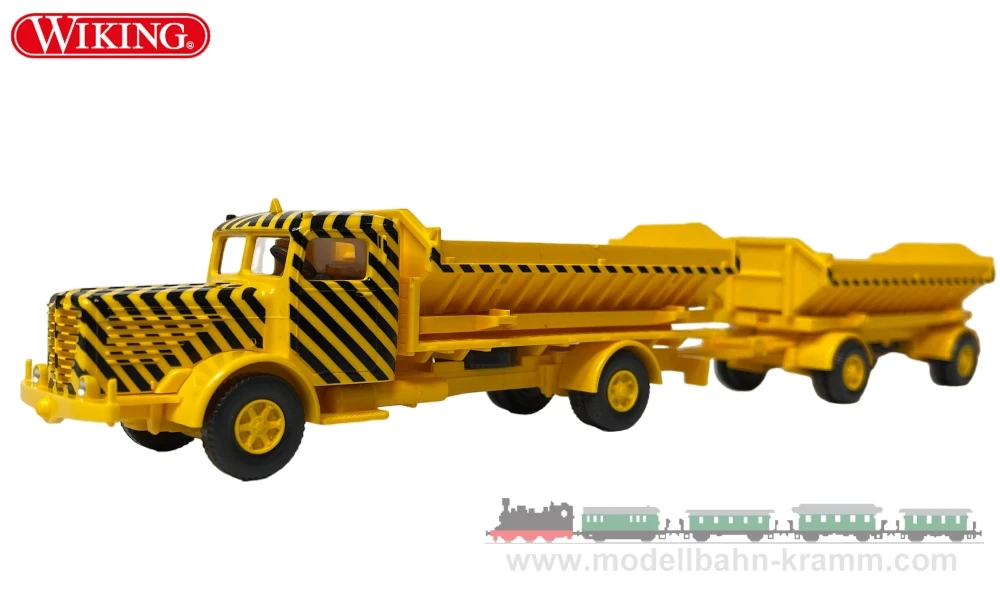 Wiking Kipperhängerzug Büssing 8000 3 Wiking Kipperhängerzug Büssing 8000