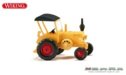 Wiking Lanz Bulldog Mit Dach Gelb