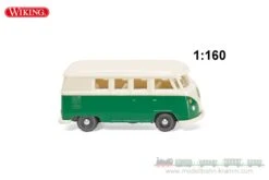 Wiking VW T1 Bus - Patinagrün/weiß