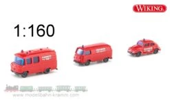 Wiking 1:160,3 Feuerw.Einsatzfahrzg.