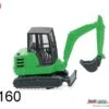 Wiking Mini-Bagger HR18 Grün 1:160 -Wiking 094608