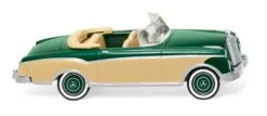 Wiking 014302 MB 220 S Cabrio Moosgrün 1:87 Spur H0 Standmodell