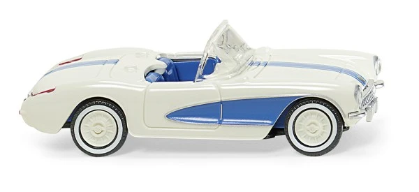 Wiking 081905 Chevrolet Corvette - Perlweiß/himmelblau - 1:87 - Neu 3 Wiking 081905 Chevrolet Corvette - Perlweiß/himmelblau - 1:87 - Neu
