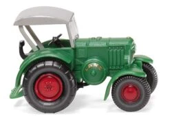 Wiking 095137 Lanz Bulldog Mit Dach - Laubgrün - 1:160 - Standmodell