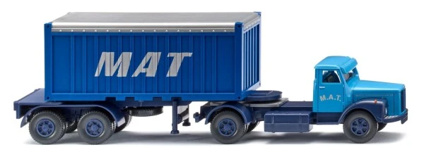Wiking 052604 Containersattelzug 20' Scania M.A.T. 1:87 Spur H0 Neu 3 Wiking 052604 Containersattelzug 20' Scania M.A.T. 1:87 Spur H0 Neu