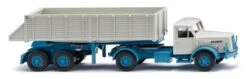 Wiking 067711 Hinterkippersattelzug Henschel Hellblau/papyrusweiß 1:87