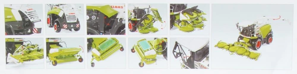 Wiking 077812 Claas Jaguar 860 Feldhäcksler Mit Orbis 750 Und Pick Up 300 6 Wiking 077812 Claas Jaguar 860 Feldhäcksler Mit Orbis 750 Und Pick Up 300 - Afbeelding 4