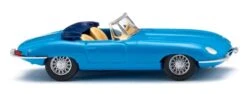 Wiking 081707 Jaguar E-Type Roadster Blau 1:87 Spur H0 Neu OVP