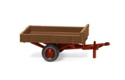 Wiking 087943 Allgaier Einachsanhänger - Rehbraun - 1:87 - Neu - OVP