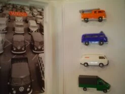 Wiking 9902049 VW Transporter 50 Jahre Bulli - H0 1:87 - 4 Standmodelle -Wiking LF50 9902049 27402