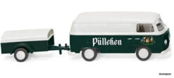 30005 Wiking VW T2 BOX VAN WITH TRAILER “PÜLLEKEN”
