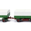 42905 Wiking Pritschenhängerzug (MB LP 333) – Grasgrün -Wiking WI42905
