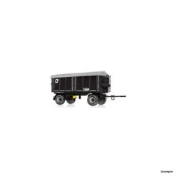 77867 Wiking KRÖGER ZWEIACHS-DREISEITEN- KIPPANHÄNGER HKD 302 – SCHWARZ