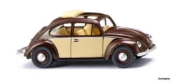 79433 Wiking VW Käfer 1200 Mit Faltdach – Schokoladenbraun/elfenbe