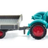 953047 Wiking Hanomag R 16 Mit Anhänger – Wasserblau/grau