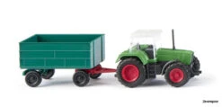 960021 Wiking Fendt Favorit Mit Anhänger