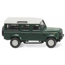 Wiking 010202 Land Rover Defender 110 Groen Wit Dak HO 1:87