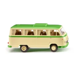 Wiking 027044 Borgward Campingbus B611 - Elfenbeinbeige/gelbgrün