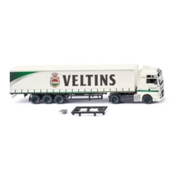 Wiking 053710 Gardinenplanensattelzug (MAN TGX Euro 6c) "Veltins"