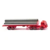 Wiking 055404 Flachpritschensattelzug (Henschel) - Leuchtrot -Wiking WIK055404 500x500 1