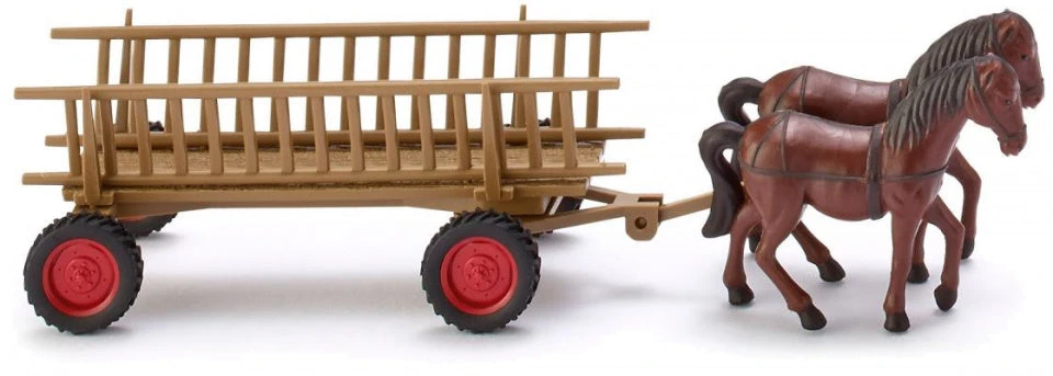 Wiking Miniatuur-paard En Wagen 1:87 Bruin 3 Wiking Miniatuur-paard En Wagen 1:87 Bruin