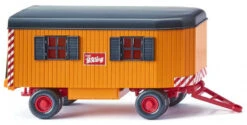 Wiking Miniatuurauto Bouwtrailer 'Bölling' 1:87 Oranje/grijs