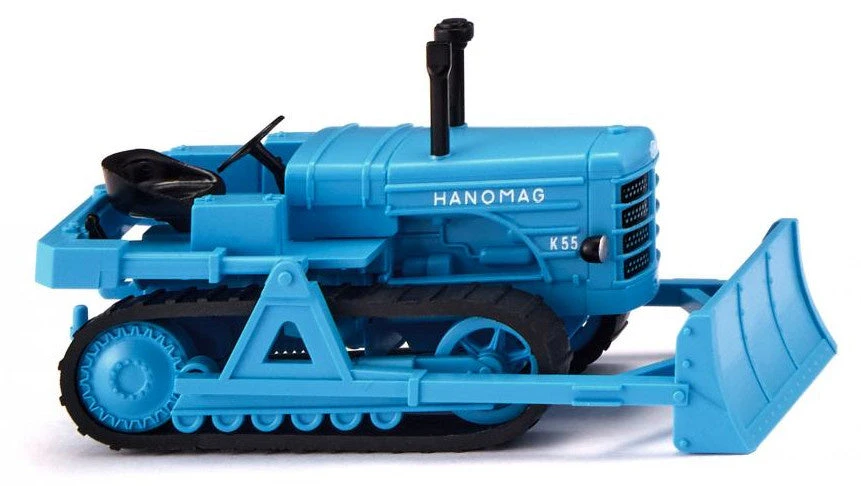 Wiking Miniatuurauto Hanomag K55 Rupstractor 1:87 Lichtblauw 3 Wiking Miniatuurauto Hanomag K55 Rupstractor 1:87 Lichtblauw