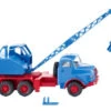 Wiking Miniatuurauto Kraanwagen Man/Fuchs 1:87 Blauw/rood -Wiking wiking miniatuurauto kraanwagen man fuchs 187 blauw rood 915567 20210607162414