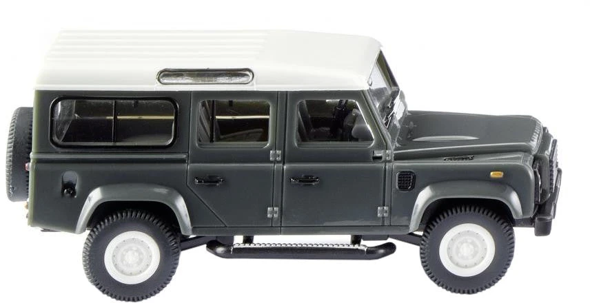 Wiking Miniatuurauto Land Rover Defender 110 Zink 1:87 Zwart