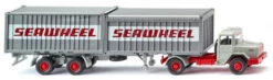 Wiking Miniatuurauto Magirus Deutz Container Truck 1:87 Grijs