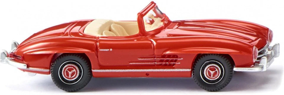 Wiking Miniatuurauto Mercedes Benz 300 SL Roadster 1:87 Rood 3 Wiking Miniatuurauto Mercedes Benz 300 SL Roadster 1:87 Rood