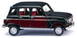 Wiking Miniatuurauto Renault R4 'Parisienne' 1:87 Zwart/rood