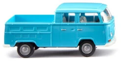 Wiking Miniatuurauto VW Bus T2 Dubbelcabine 1:87 Blauw