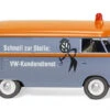 Wiking Miniatuurbestelwagen Volkswagen T1 1:87 Duifblauw/oranje -Wiking wiking miniatuurbestelwagen volkswagen t1 187 duifblauw oranje 464034 1600707821