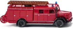 Wiking Miniatuurbluswagen Magirus LF 16 1:87 Rood