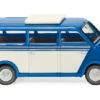 Wiking Miniatuurbus DKW 1:87 Blauw/wit
