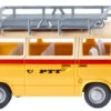 Wiking Miniatuurbus VW T3 PTT 1:87 Geel