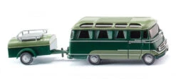 Wiking Miniatuurbusje MB O 319 Cabrio 1:87 Groen