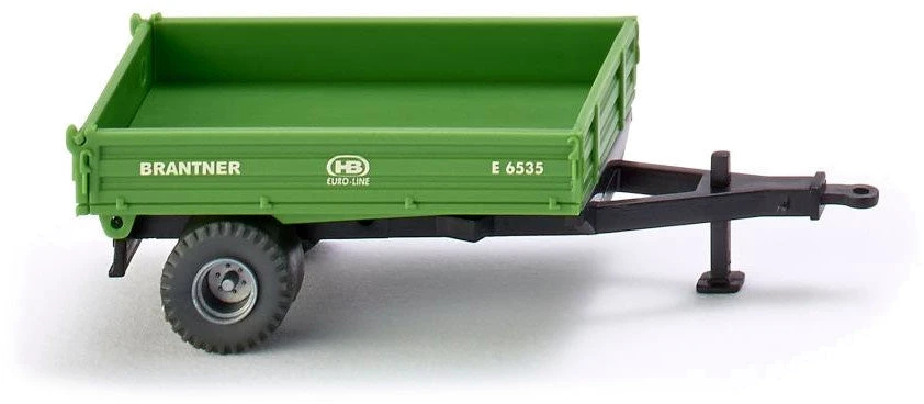 Wiking Miniatuurkipper Brantner Single Axle 1:87 Groen 3 Wiking Miniatuurkipper Brantner Single Axle 1:87 Groen