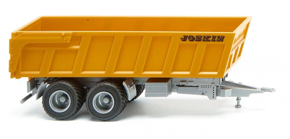Wiking Miniatuurkipper Joskin Trailer 1:87 Geel 3 Wiking Miniatuurkipper Joskin Trailer 1:87 Geel