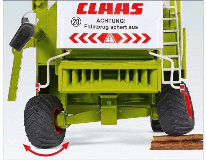 Wiking Miniatuurmaaidorser Claas Commandor 116CS Zink 1:32 Groen - Afbeelding 3