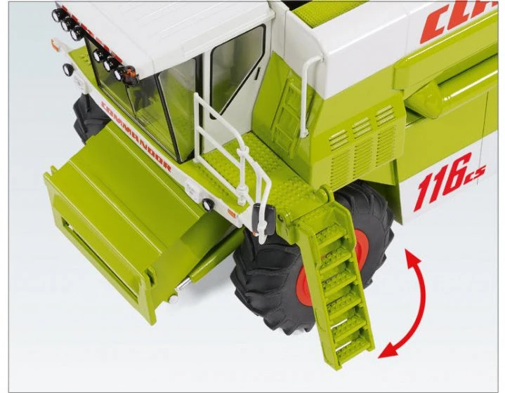 Wiking Miniatuurmaaidorser Claas Commandor 116CS Zink 1:32 Groen - Afbeelding 4